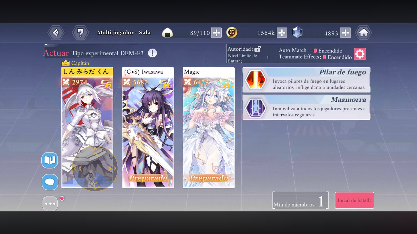 Gameplay puertas del sharam — date a live